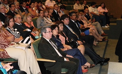 Autoridades presentes en el acto central