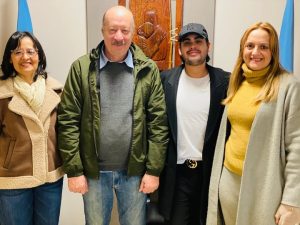 Rector de la UNaF recibió a estudiante que realizó movilidad en Universidad colombiana