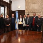 Autoridades académicas de la UNaF fueron recibidas por la ministra de Capital Humano