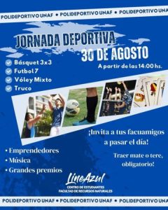 Nueva fecha para la jornada deportiva en la UNaF