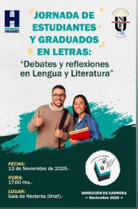 FH: Llevarán a cabo jornada de estudiantes y graduados en Letras
