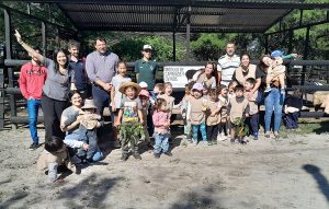 Alumnos de un jardín de infantes local visitó la Granja de Adaptación e Innovación Tecnológica de la UNaF