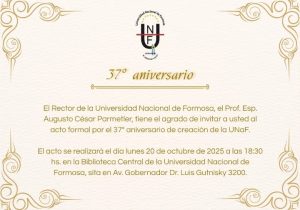 La UNaF celebrará su 37º aniversario de creación