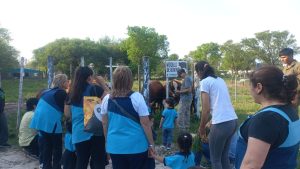 La Granja de Adaptación recibió visita de alumnos de un jardín de infantes