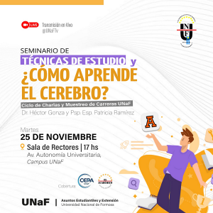 Realizarán seminario de neurociencias en la UNaF