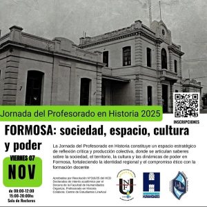 FH: Organizan Jornada del Profesorado en Historia
