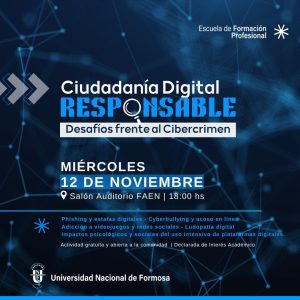 Realizarán charla sobre los desafíos frente al cibercrimen