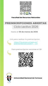 FRN: Preinscripciones abiertas para el ciclo 2026