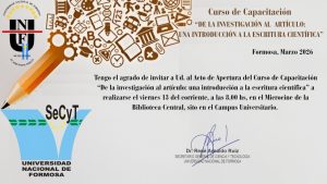 Gran interés despertó el curso de capacitación sobre escritura científica