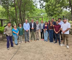 Recorrida en terreno del Rector de la UNaF junto a autoridades y técnicos por proyecto de innovación tecnológica para investigación y desarrollo agroindustrial