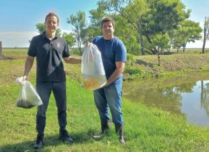 Ciencia y producción: Avanza el “proyecto pacú” con trabajo de campo en Riacho He Hé